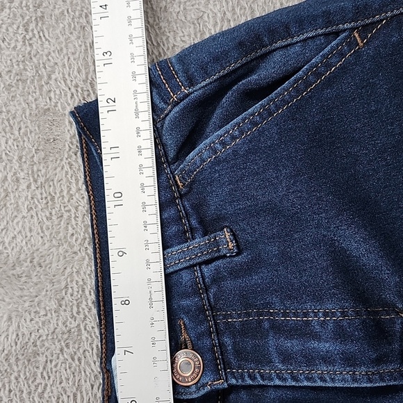 Kensie Jeans Womens Size 2 Blue Denim Wide Leg Classic 5 Pocket - Picture 2 of 14